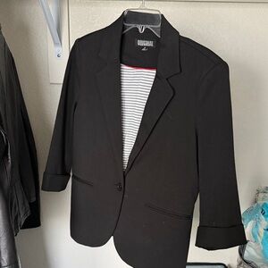 Nicole Miller Black Women's Jacket with 'ORIGINAL' Label